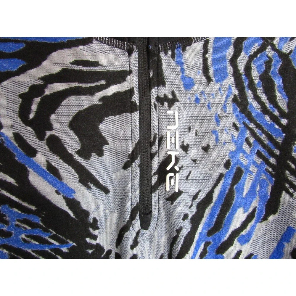 Nike Blue Project FROG Ripple 1/4 Zip Long Sleeve Shirt Size Medium NWT